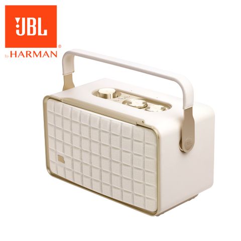 JBL Authentics 300 可攜式語音無線串流藍牙音響(白色)