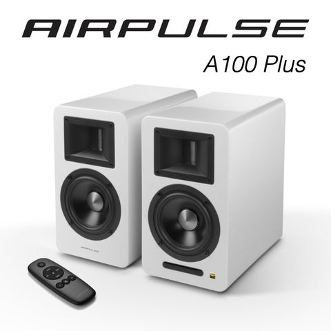 AIRPULSE A100 Plus 主動式音箱(白)