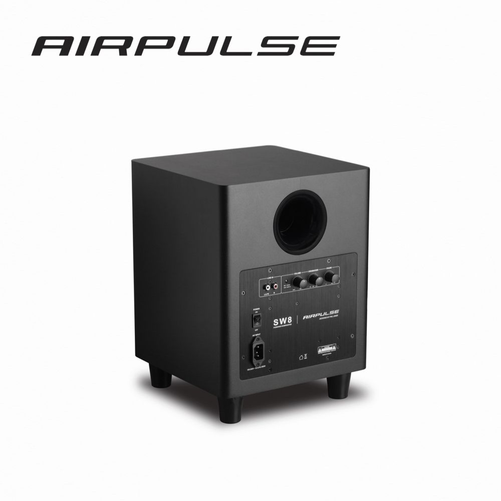 AIRPULSE  SW8 主動式重低音喇叭