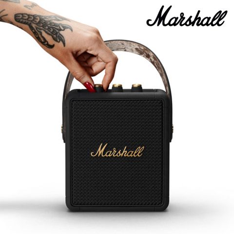 搖滾帶著走Marshall STOCKWELL II Bluetooth 古銅黑 隨身藍牙喇叭