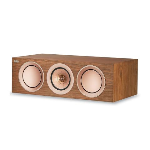 英國 KEF R2c Walnut 單支 三路分音中置揚聲器 Uni-Q 同軸共點單元 胡桃木 台灣公司貨