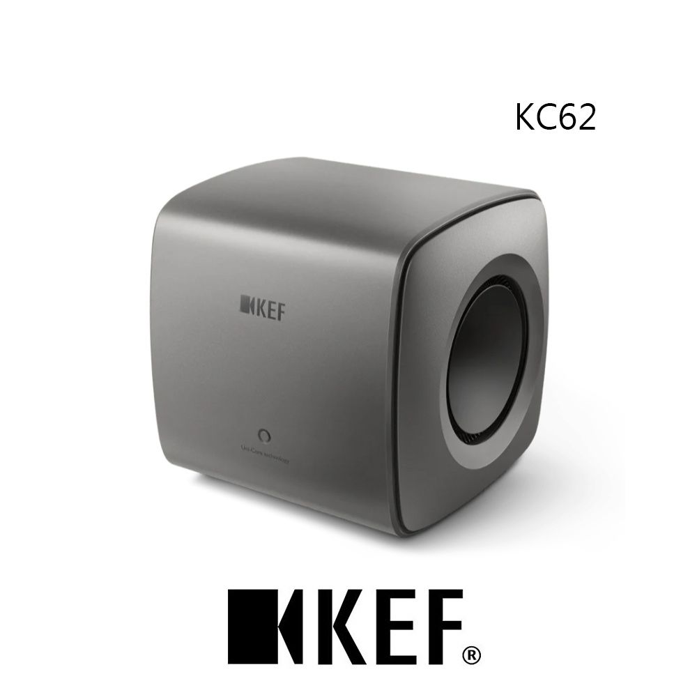 KEF   英國 KC62 SUBWOOFER 鈦灰 重低音揚聲器 Uni-Core 技術 公司貨