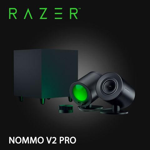 新品上市-電腦遊戲喇叭RAZER NOMMO V2 PRO 雷蛇 天狼星V2 PRO幻彩版 電競喇叭