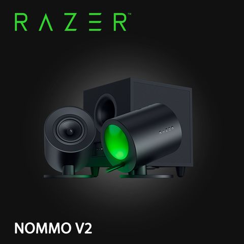 新品上市-電腦遊戲喇叭RAZER NOMMO V2 雷蛇 天狼星V2 電競喇叭 重低音喇叭