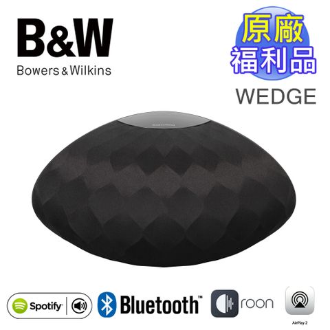 Bowers & Wilkins 《原廠福利品》英國 B&W Formation Wedge 無線串流喇叭【黑色】