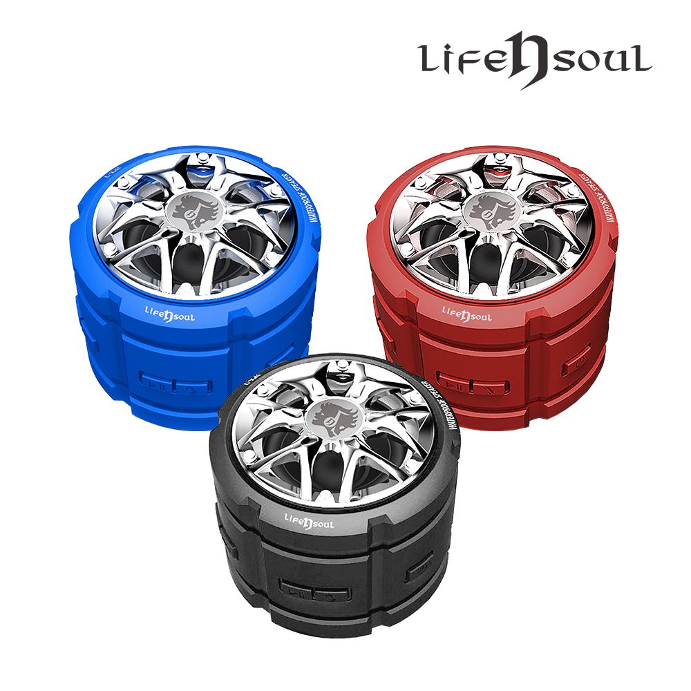 Life n Soul IPX7高規防水10小時超長效電力播放 - IPX7防水藍牙喇叭(BM215) - 鬥牛紅
