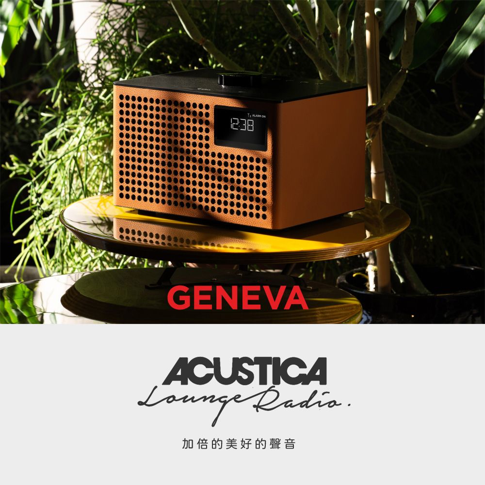 GENEVA Acustica Lounge Radio Cognac 美品 - オーディオ機器