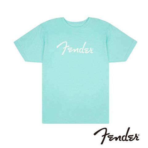 Fender Spaghetti Logo T-Shirt - Daphne Blue