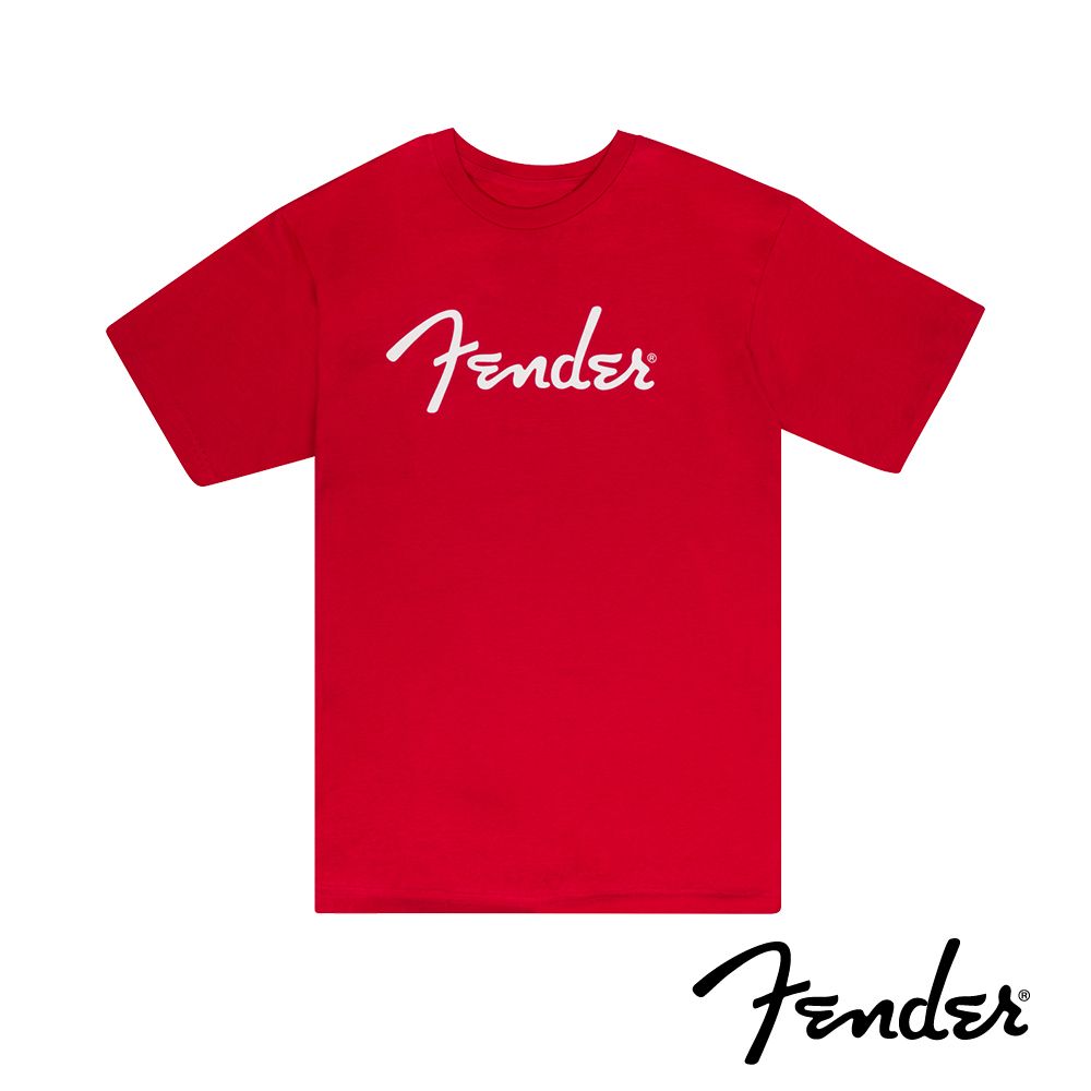 Fender  Spaghetti Logo T-Shirt Dakota Red T恤