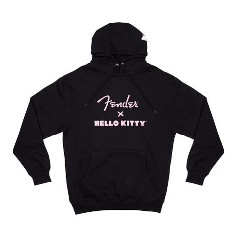 Fender x Hello Kitty Black Logo Hoodie 聯名款帽T (海國)