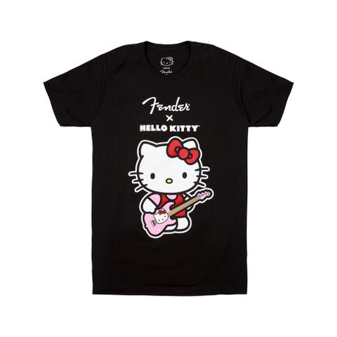 Fender x Hello Kitty Black Front Logo Tee 聯名款T恤 (海國)