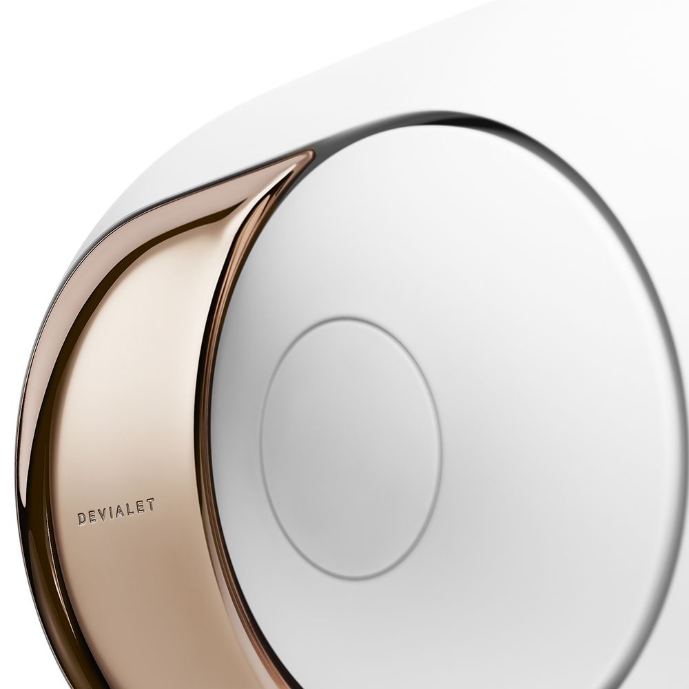 DEVIALET Phantom I 108 dB 無線揚聲器 (霧面白 22K金側板)