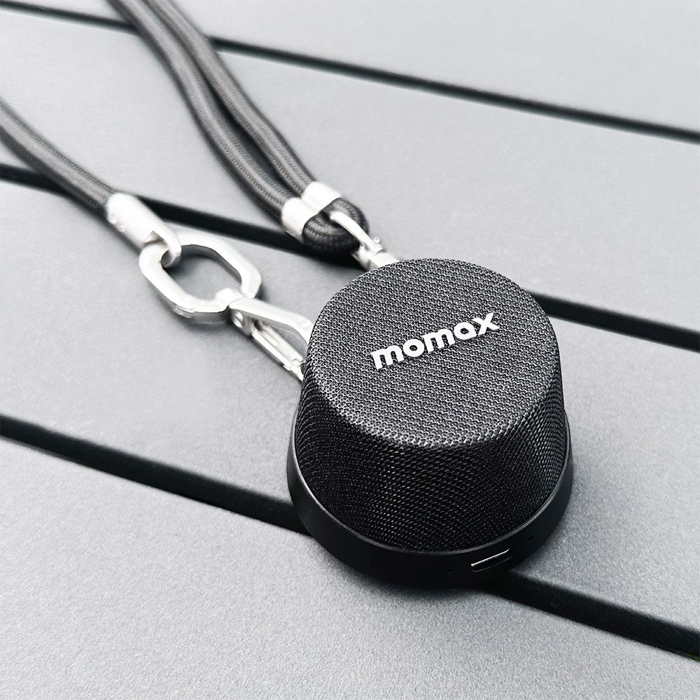MOMAX 摩米士 1-Vibe Go 迷你磁吸支架無線音箱(可攜式喇叭/無線藍牙音箱/藍牙喇叭)