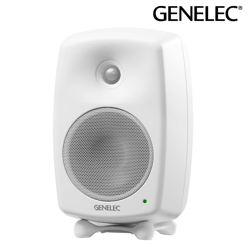 GENELEC  8030C 白色 5吋 主動式監聽喇叭 一對