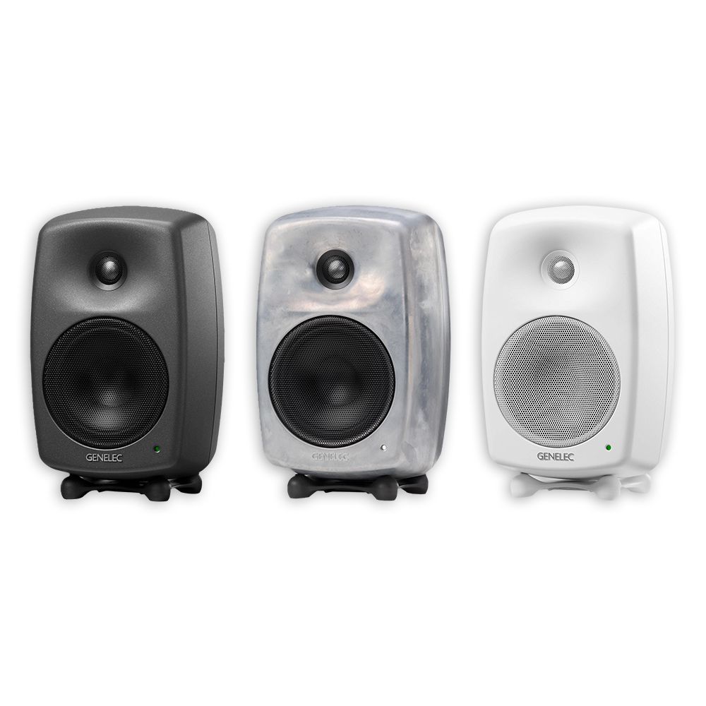 GENELEC  8030C 深灰色 5吋 主動式監聽喇叭 一對