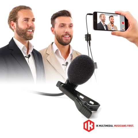 IK Multimedia iRig Mic Lav 領夾式麥克風 (兩入組)