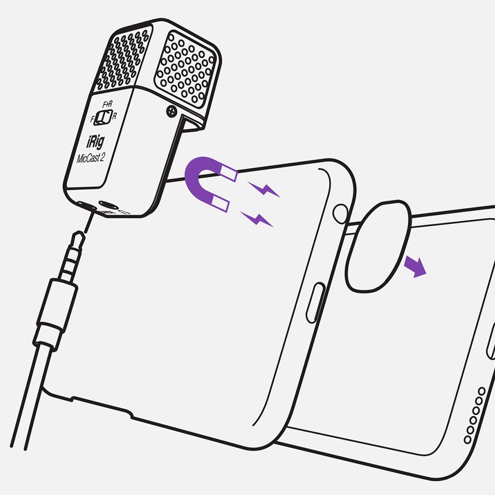 IK Multimedia  iRig Mic Cast 2 行動裝置麥克風 (海國)