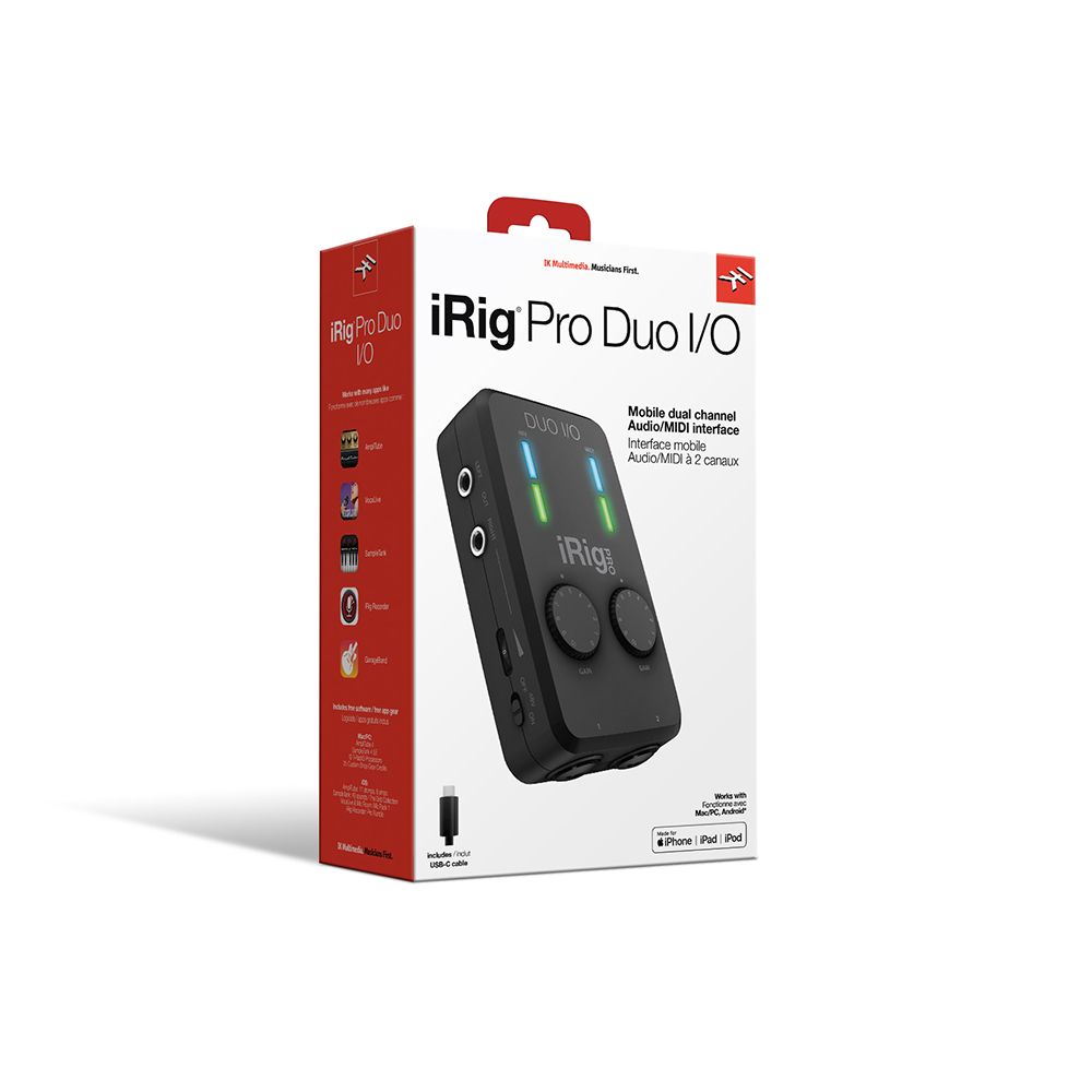 IK Multimedia iRig Pro Duo I/O 行動錄音介面- PChome 24h購物