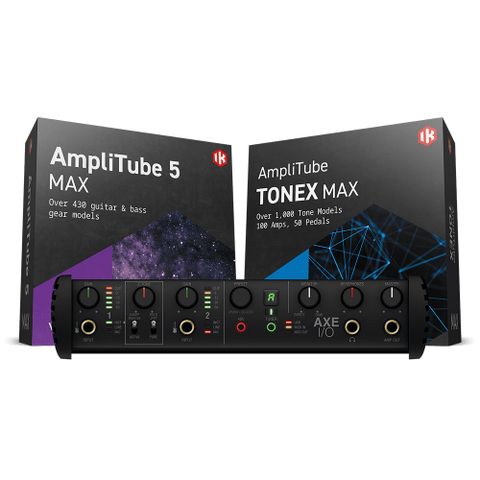 IK Multimedia AXE I/O錄音介面 + AmpliTube 5 MAX+TONEX MAX 虛擬音色軟體套裝