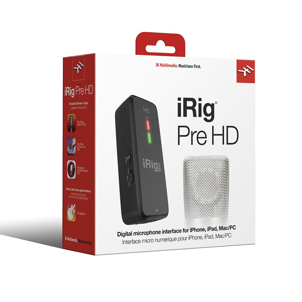 IK Multimedia  iRig Pre HD 行動錄音介面 (海國)