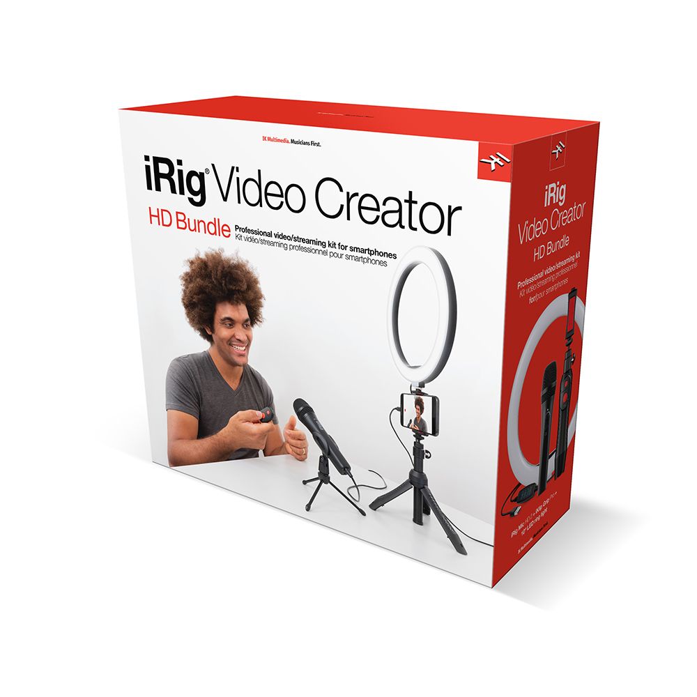 IK Multimedia  iRig Video Creator Bundle 直播神器套組 麥克風  (海國)