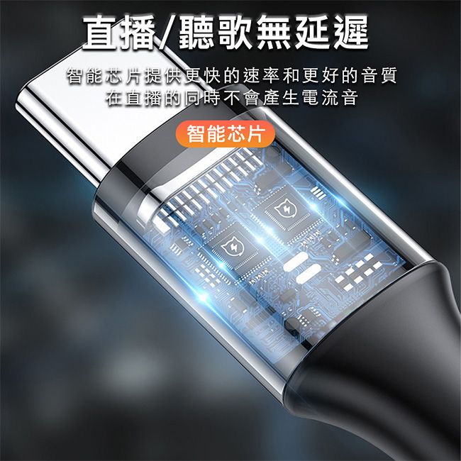  直播/錄音 同步充電【魔宙】「聲卡/直播」Type-C 轉 Type-C/USB 一分二充電轉接線