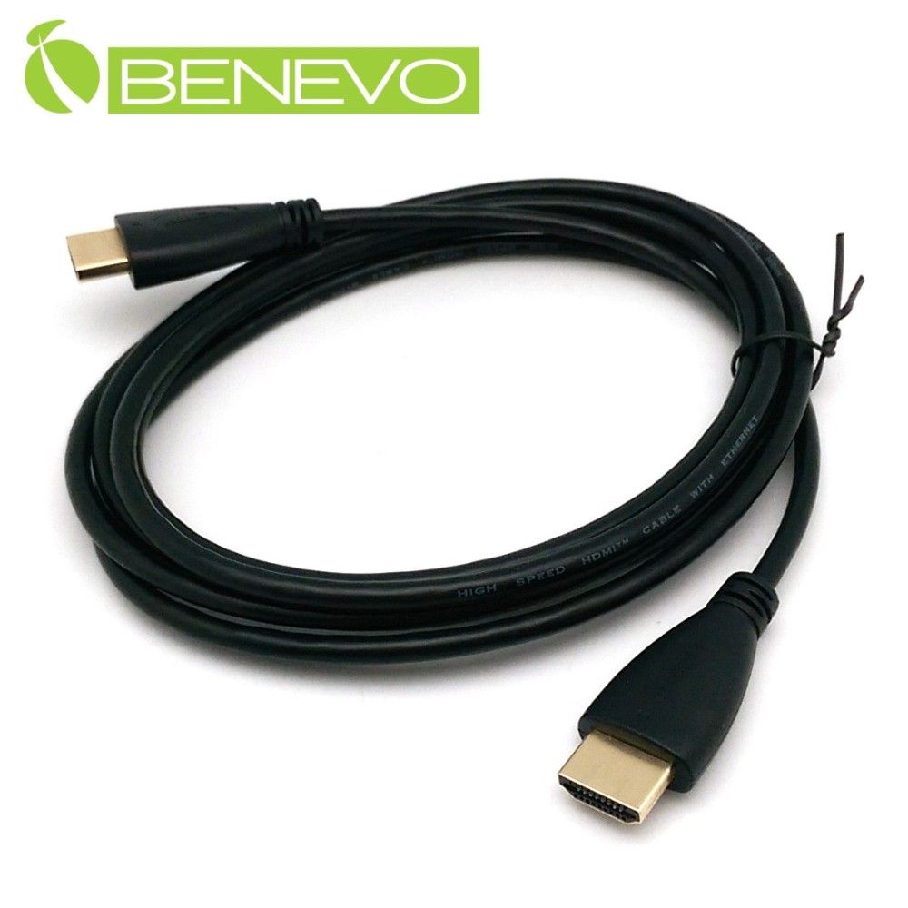 Benevo 超細型 2M HDMI1.4版影音連接線 (BHDMI4020SC)