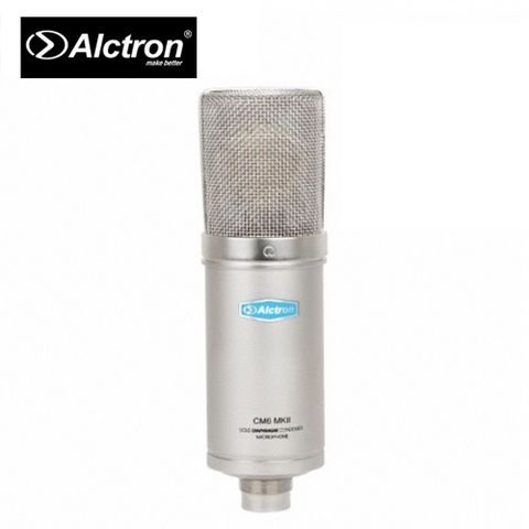 ALCTRON CM6 MKII 專業鍍金大振膜電容麥克風 附贈專用收納箱 保護性質高