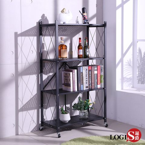 LOGIS 邏爵 變形金剛三層工業風收納櫃 (72CM*34CM) SST-3