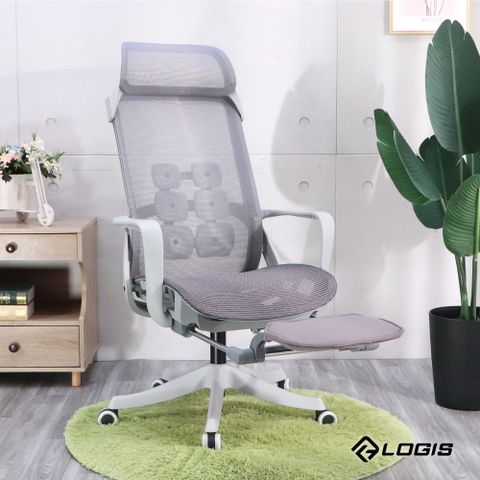 LOGIS 舒適仰躺電腦椅 辦公椅 人體工學椅 全網椅 書桌椅 電競椅 家用椅【KL773】