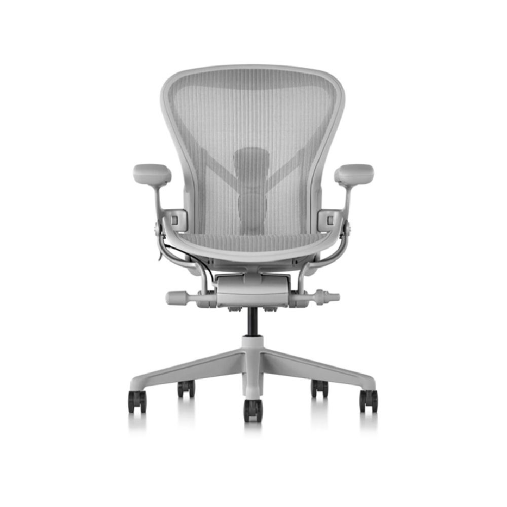 Herman Miller 【世代家具】 Aeron 人體工學椅 - C SIZE 全功能 礦石白 原廠授權商