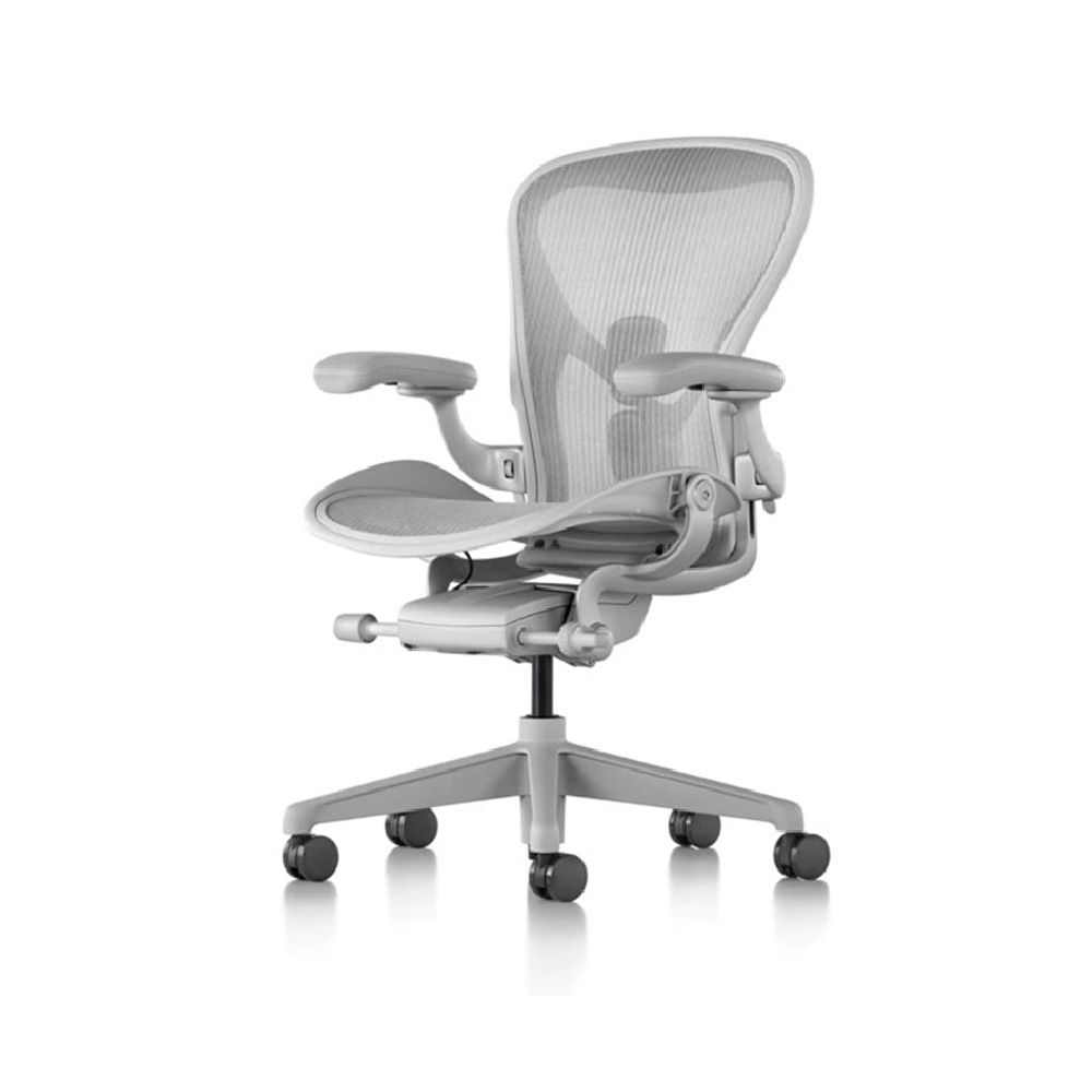 Herman Miller 【世代家具】 Aeron 人體工學椅 - C SIZE 全功能 礦石白 原廠授權商