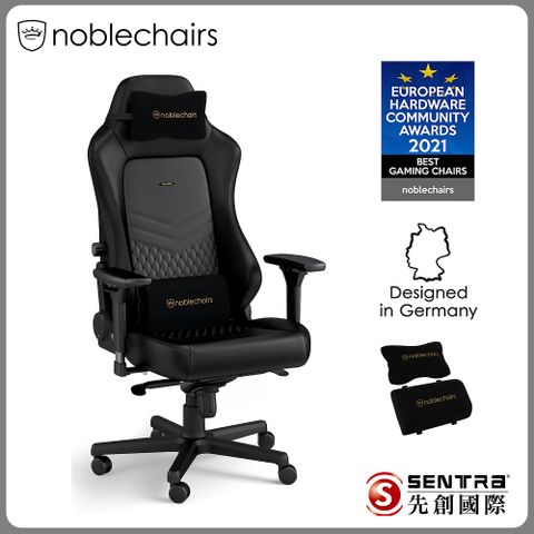 noblechairs HERO 真皮系列電競椅/辦公椅-黑色