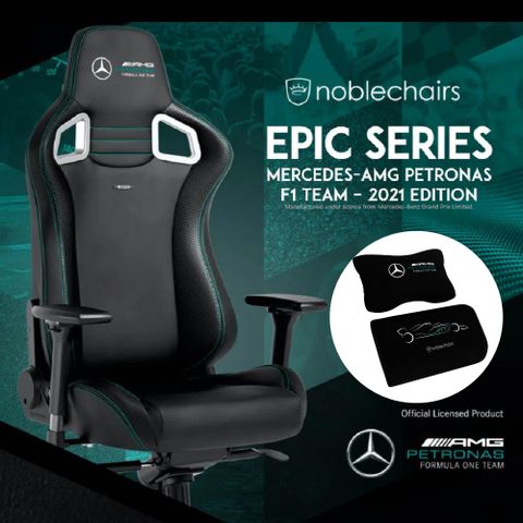 ▼下殺88折▼noblechairs EPIC PU系列電競椅-AMG Petronas 車隊聯名款2021年式