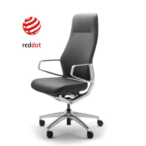 [世代家具] ARICO-A1-V人體工學椅 - 黑色 l Reddot 紅點設計獎