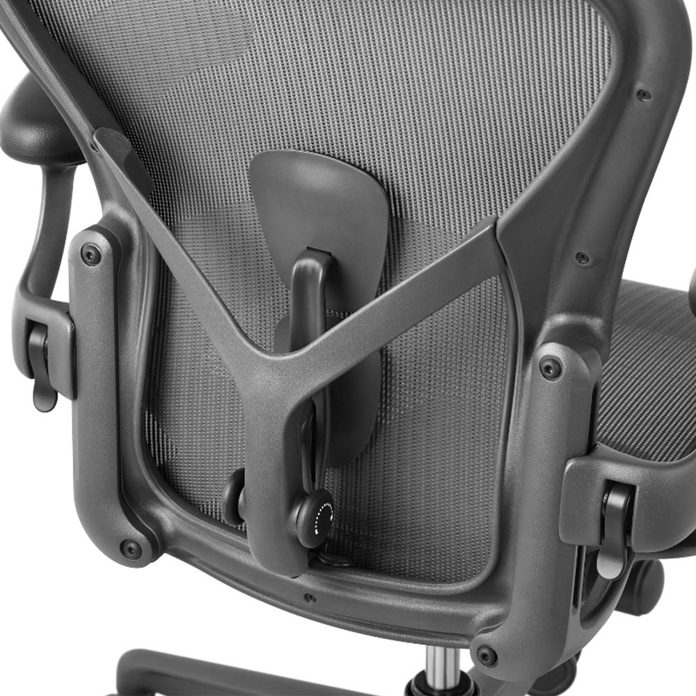 Herman Miller 【世代家具】Aeron 人體工學椅 - B SIZE｜全功能｜石墨黑｜原廠授權代理商