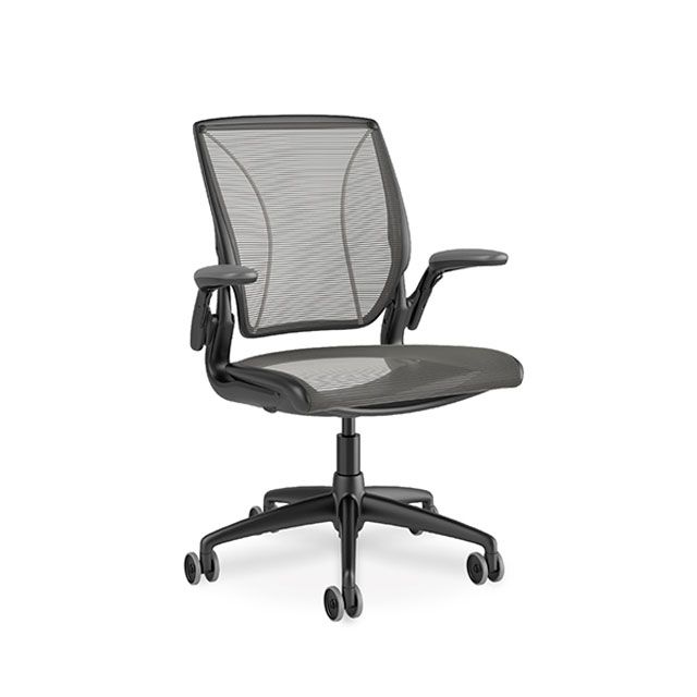 Humanscale 專業人體工學椅-Diffrient World Chair-辦公椅/電腦椅首選品牌/黑框黑網