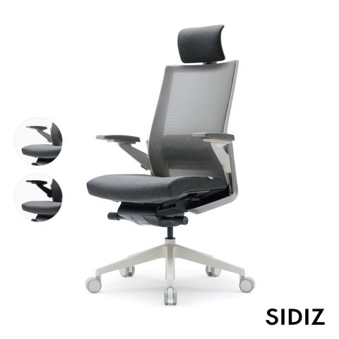 下單送OLLY野餐椅【SIDIZ】 T80 網背頂級人體工學椅(辦公椅 電腦椅 透氣網椅)