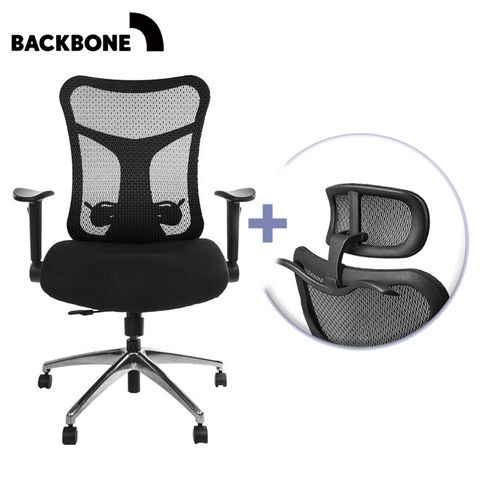 Backbone Wavebone Viking 全方位樂手椅(附送頭枕+衣架)-黑泡綿座