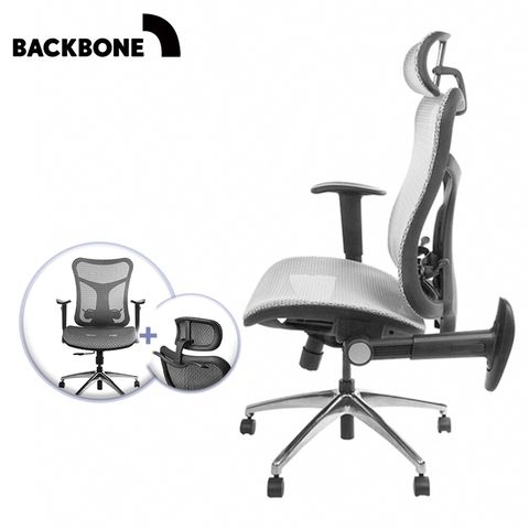 Backbone Wavebone Viking 全方位樂手椅(附送頭枕+衣架)-灰網座