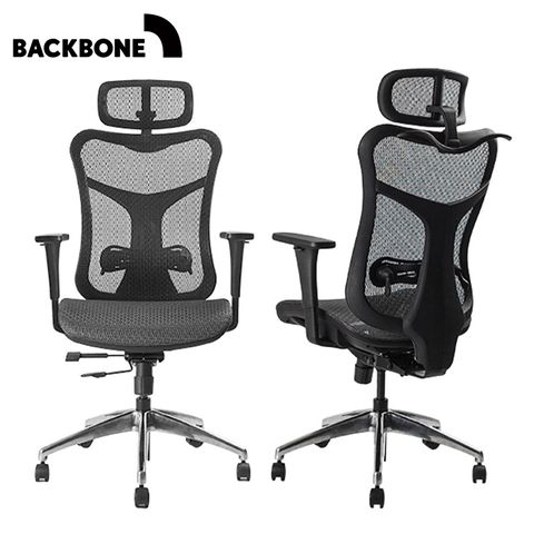 Backbone Kabuto 人體工學椅(黑框)-黑網座