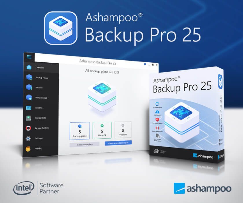 Ashampoo  Backup Pro 25  - 全新專業備份軟體 (多國語言下載版) 