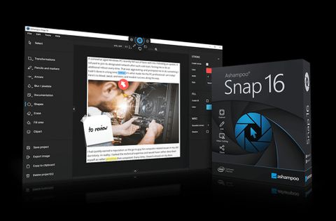 Ashampoo Snap 16 - 擷取和編輯在您螢幕上的一切與教學錄影軟體 (多國語言下載版)Ashampoo Snap 16 將您的桌面擷取為螢幕截圖和視訊。 無需額外的軟體即可編輯、註釋和分享螢幕截圖。