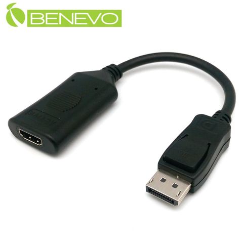 BENEVO專業型 主動式DP1.2轉HDMI2.0訊號轉換器/轉接線，支援4K@60Hz (BDP2HDMI4K)