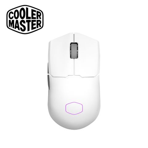 酷碼Cooler Master MM712 輕量三模無線RGB電競滑鼠(消光白)