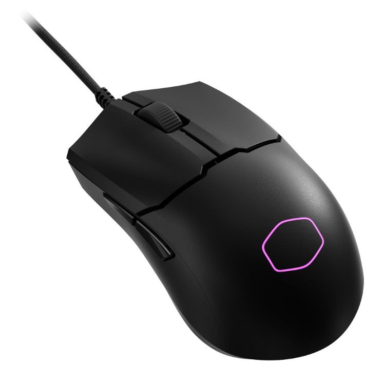 Cooler Master 酷碼 MM712 Wired 超輕有線電競滑鼠(消光黑)