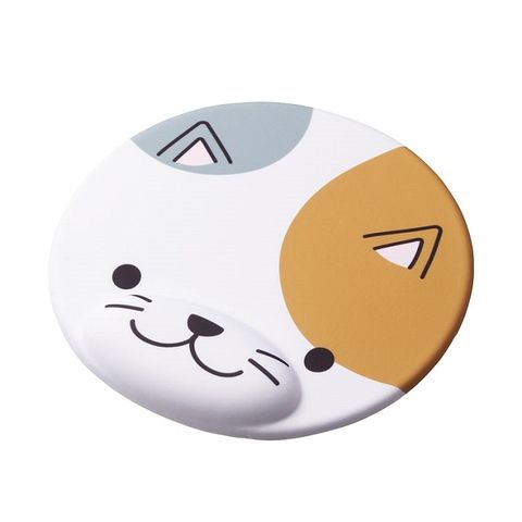 ELECOM 動物造型鼠墊-貓咪