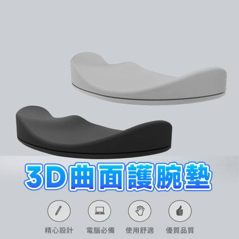 3D曲面護腕墊(右手版)