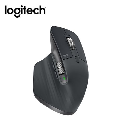 Logitech 羅技 MX Master 3S 無線藍牙滑鼠｜石墨灰