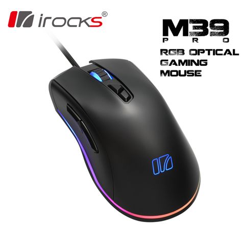 大手設計，舒適抓握度i-Rocks M39 Pro RGB光學遊戲滑鼠